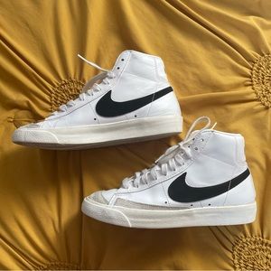Nike Blazers- Black and White